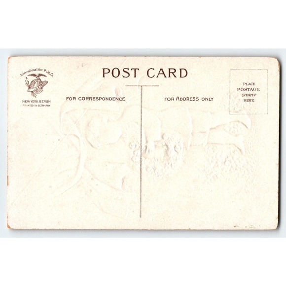 Memorial Decoration Day Postcard Ellen Clapsaddle Patriotic Boy Military Suit - Picture 3 of 3